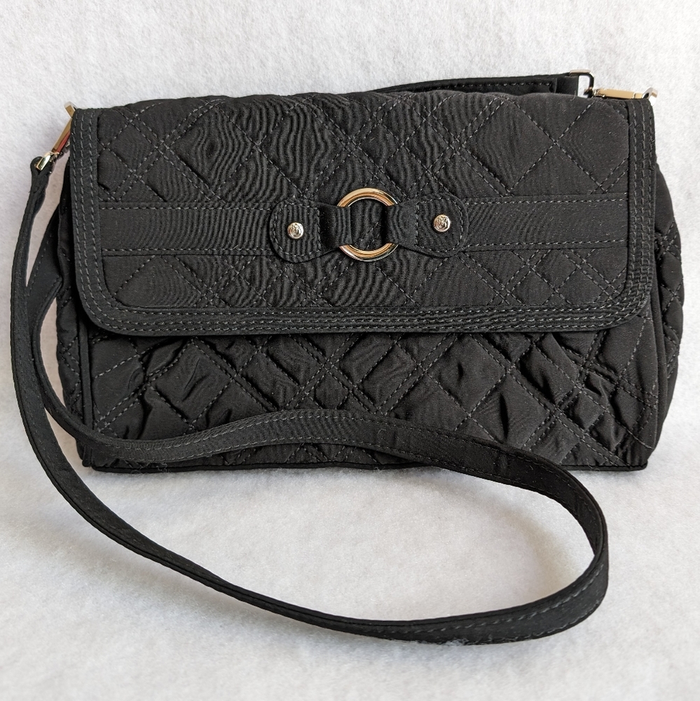 Vera Bradley Black Crossbody/Clutch